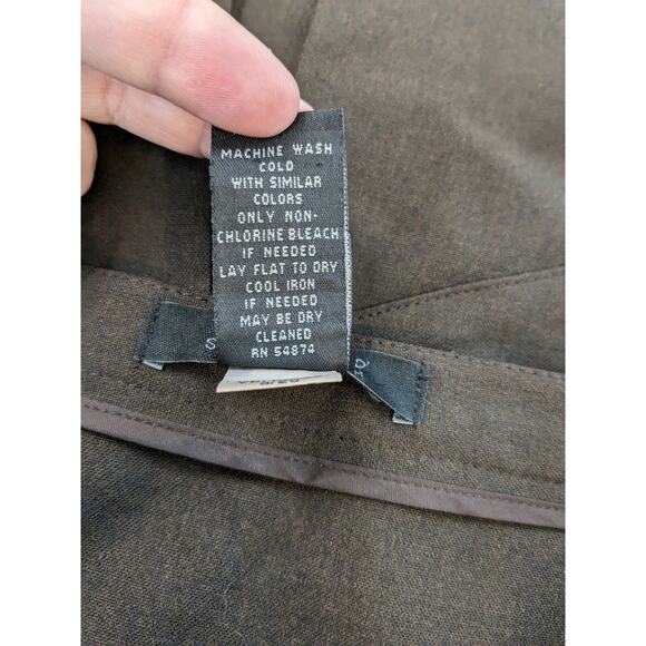 The Limited Stretch Pencil Skirt 4 Brown Side Zip Slit Office Work‎ Formals Mini - Picture 7 of 11